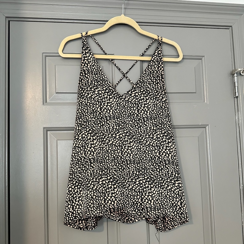 Lepard Print Blouse